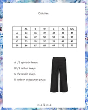 Culottes pellavahousut, Sandshell