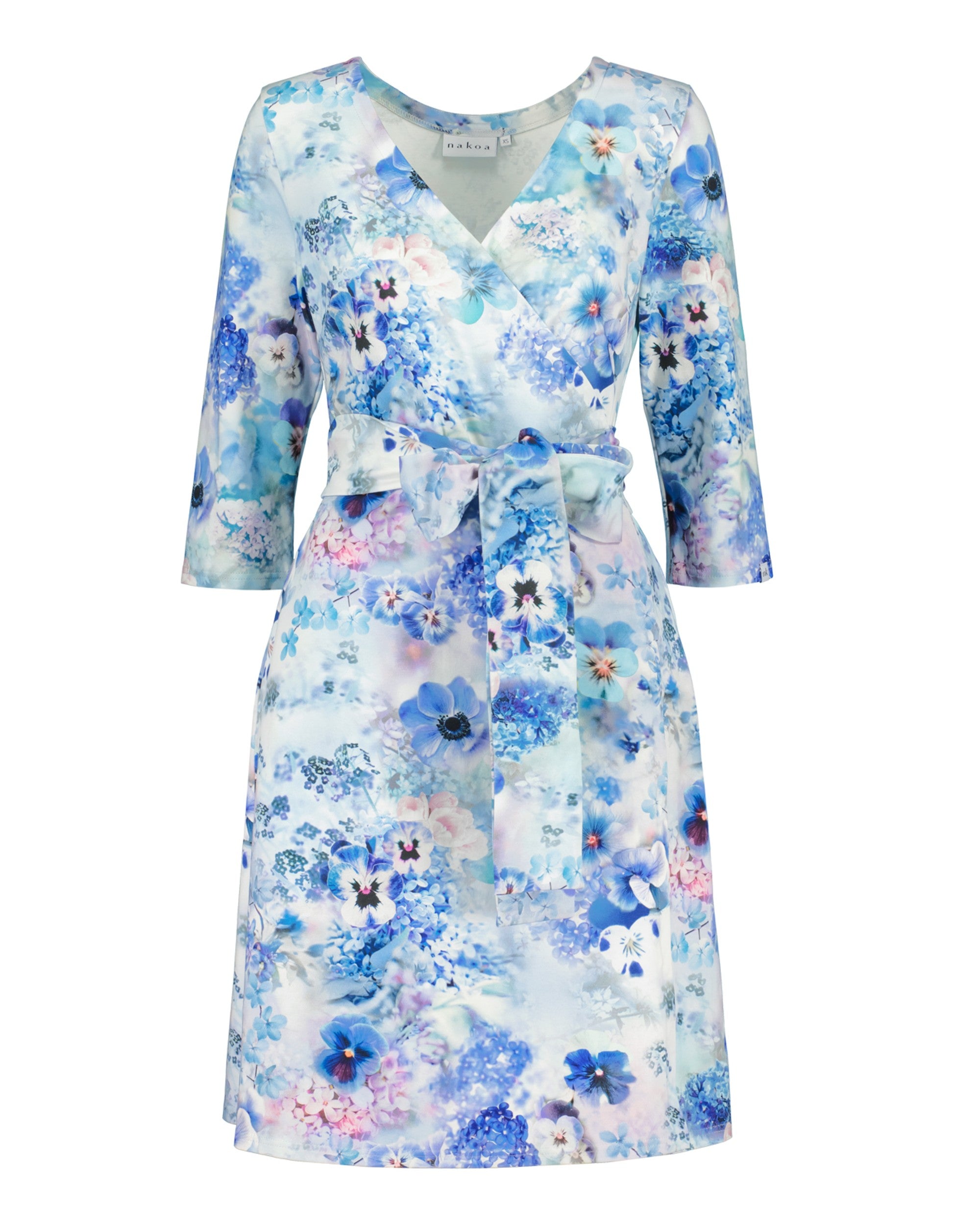 Bedrucktes Wickelkleid, Lush
