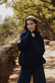Robin Mohair Knit, Black