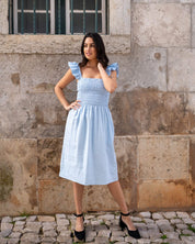 Ariela Dress, Sky Blue
