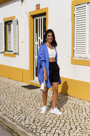 Savanna Shirt, Marina Blue