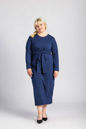 Zoey Dress, Dark Cobalt