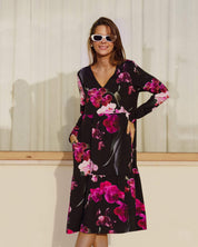 Amélie Dress kerrosmekko, Orchid