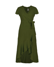 Annika Dress, Olive Green