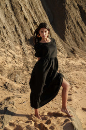 Astrid Dress, Black
