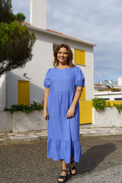 Astrid Dress, Marina Blue