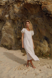 Astrid Dress, Sandshell