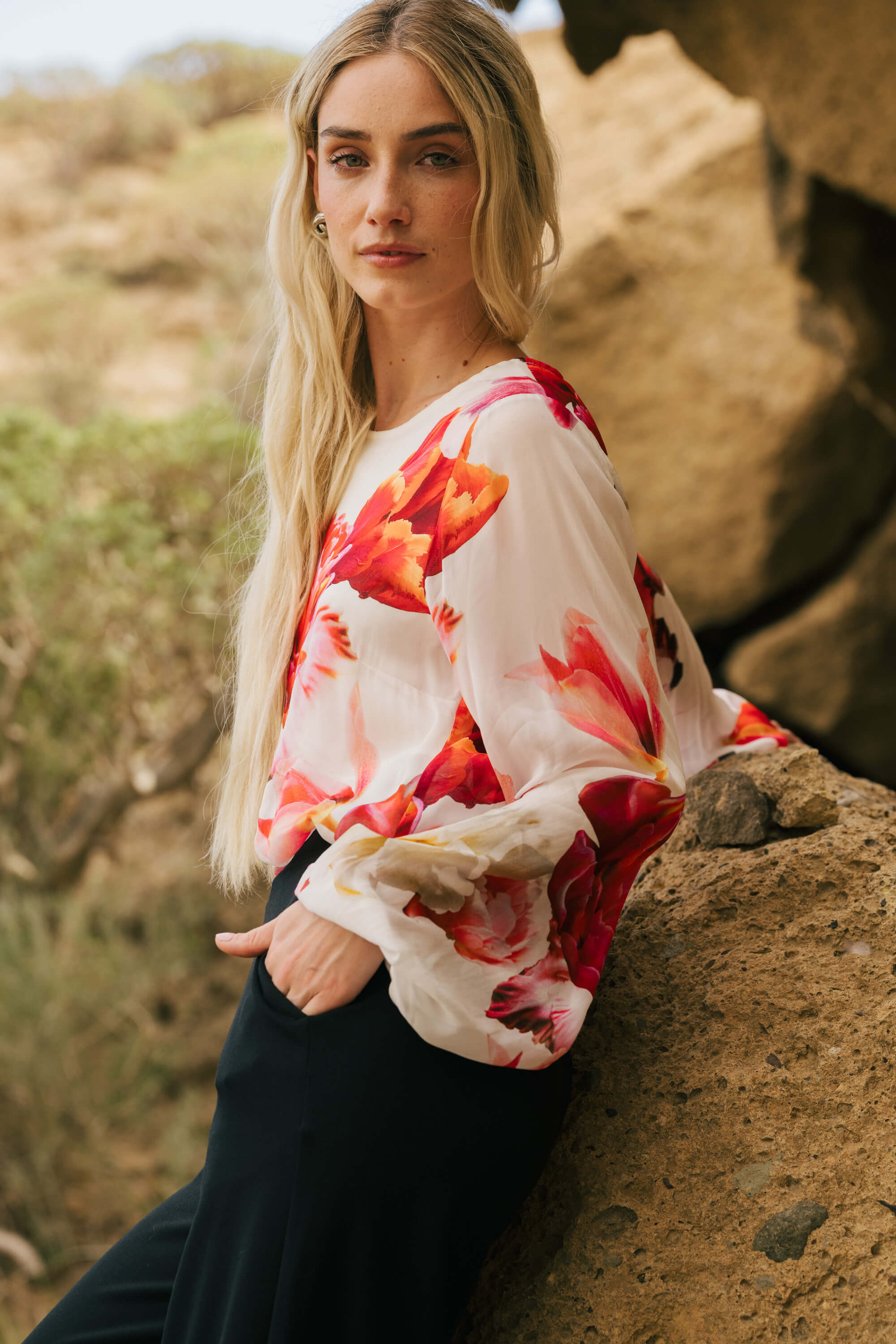 Ava Blouse, Sorbet