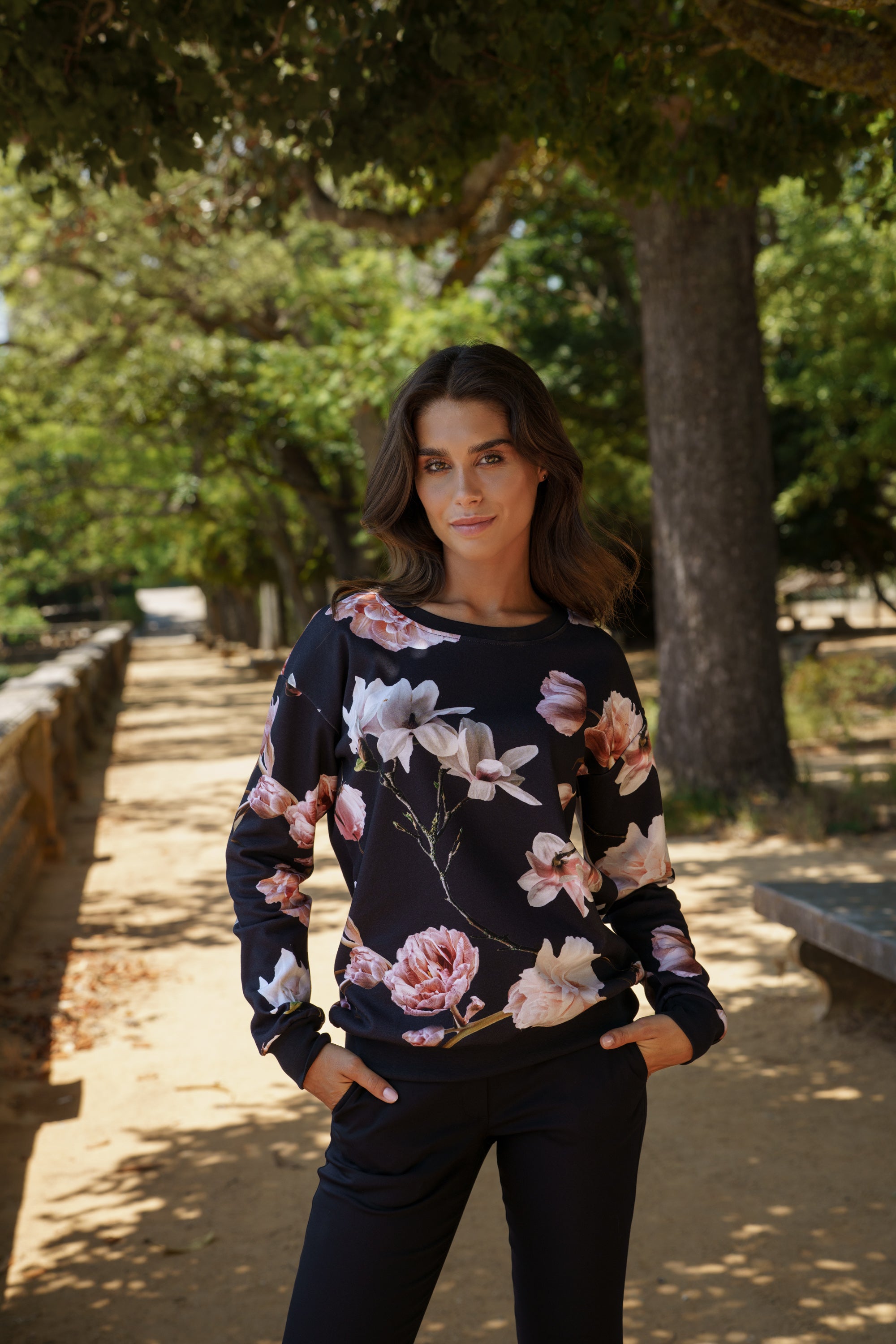 Casual Chic Print Shirt, Elysian
