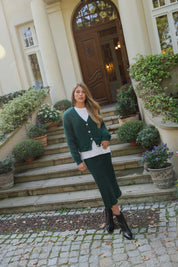 Classic Midi Skirt, Emerald