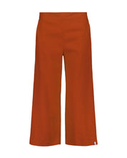 Culottes pellavahousut, Stonewashed Burnt Orange