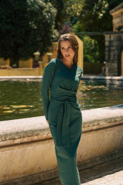 Zoey Dress, Evergreen