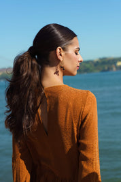 Hailey Dress, Golden Leo