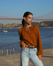 Paloma Blouse, Golden Leo