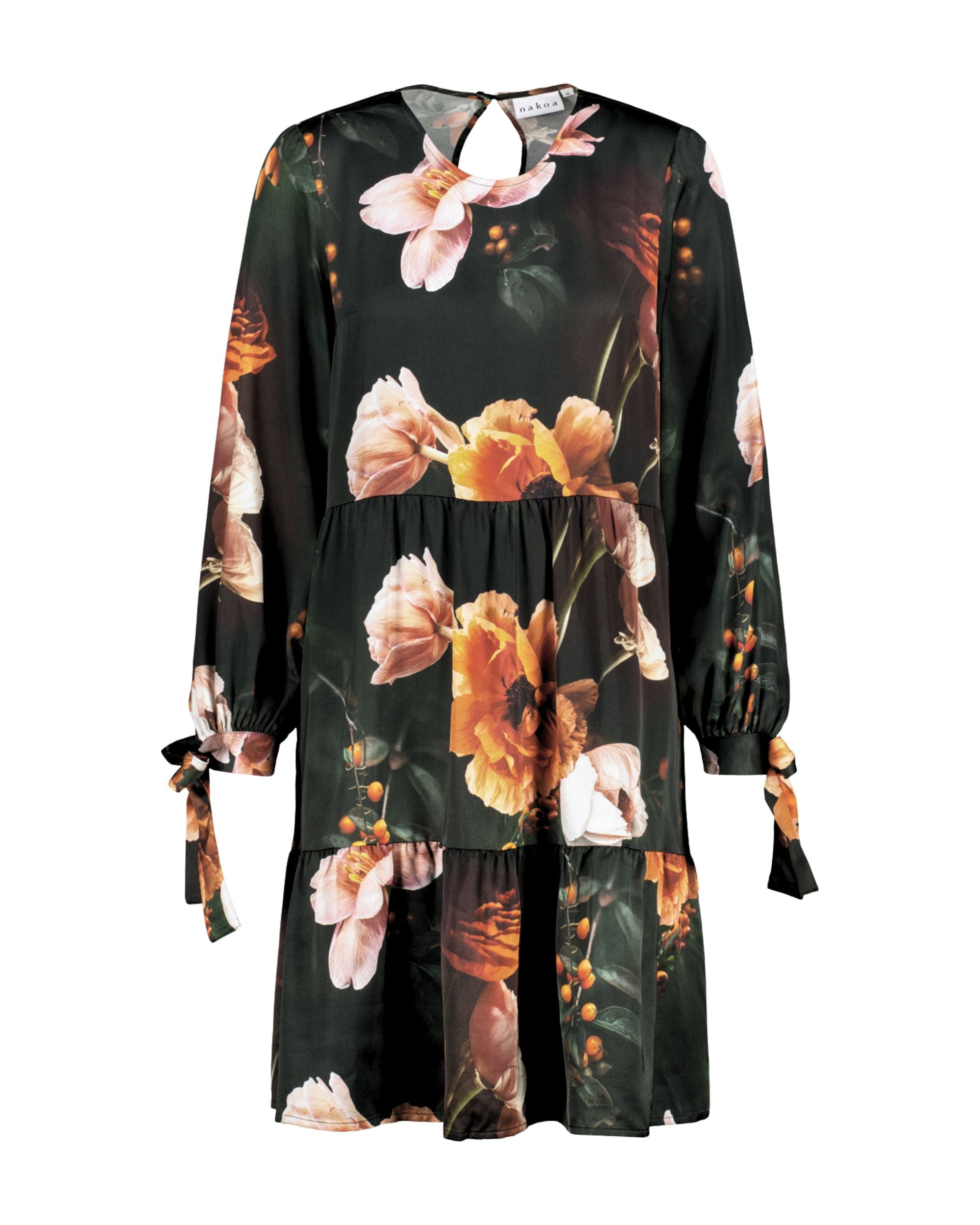 Hailey Dress, Copper Flower