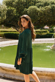 Hailey Dress, Emerald