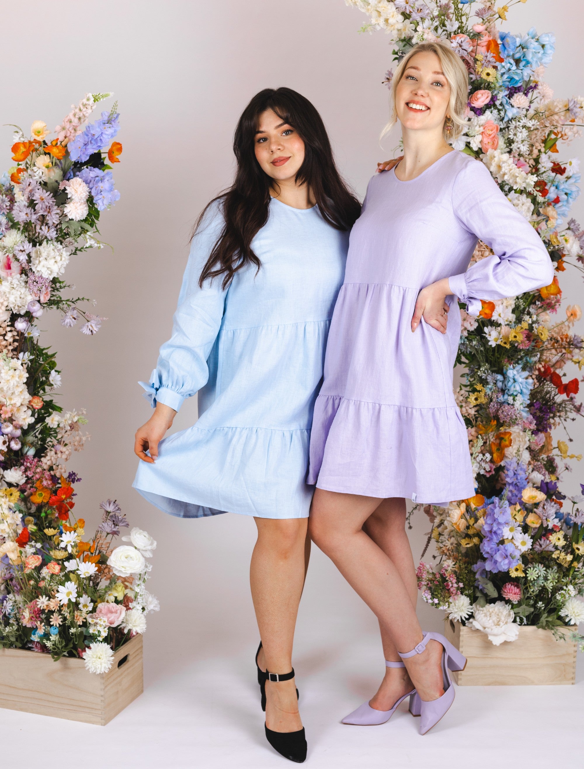 Hailey Dress, Sky Blue