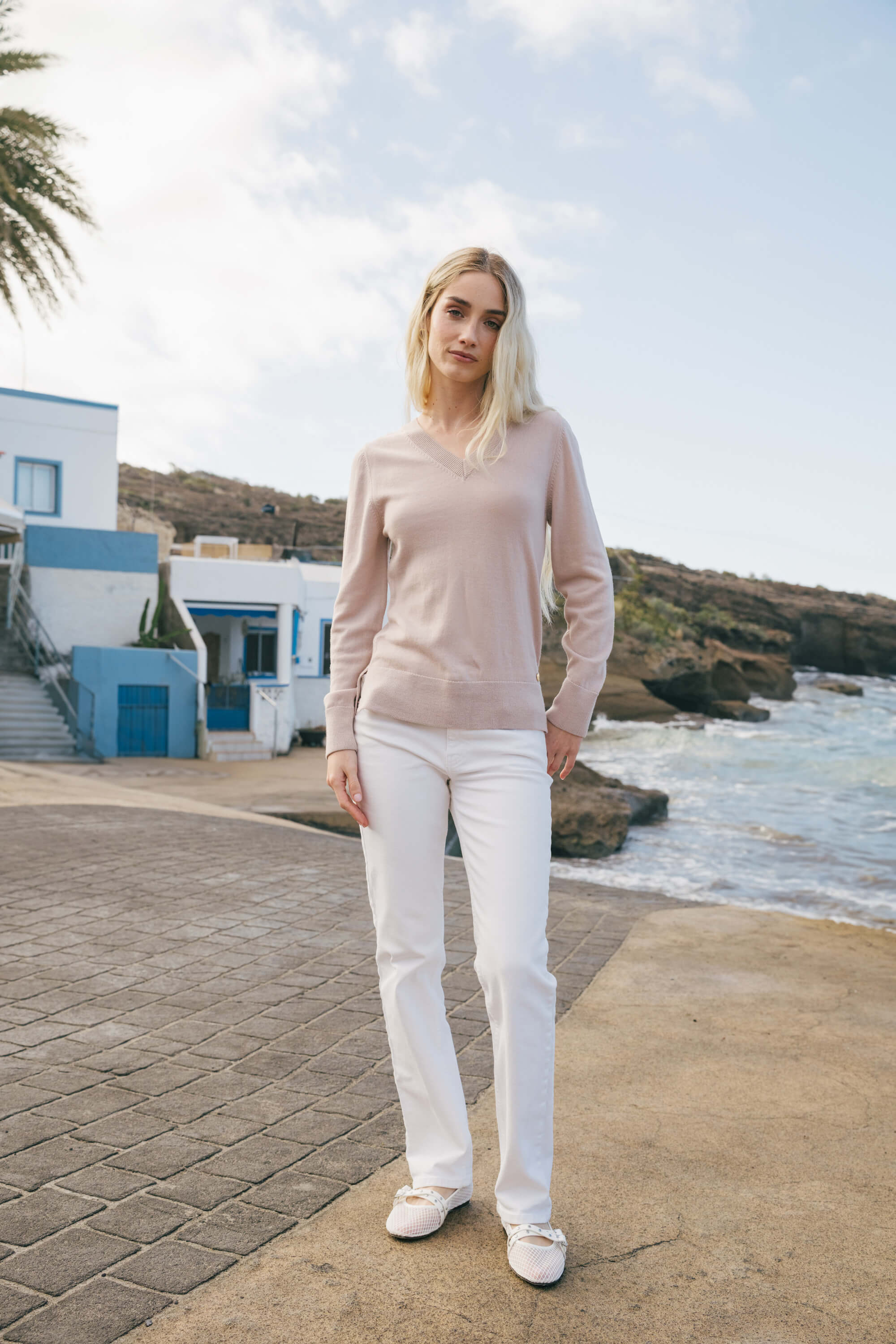 Kelly Jumper Light, Pearl Beige