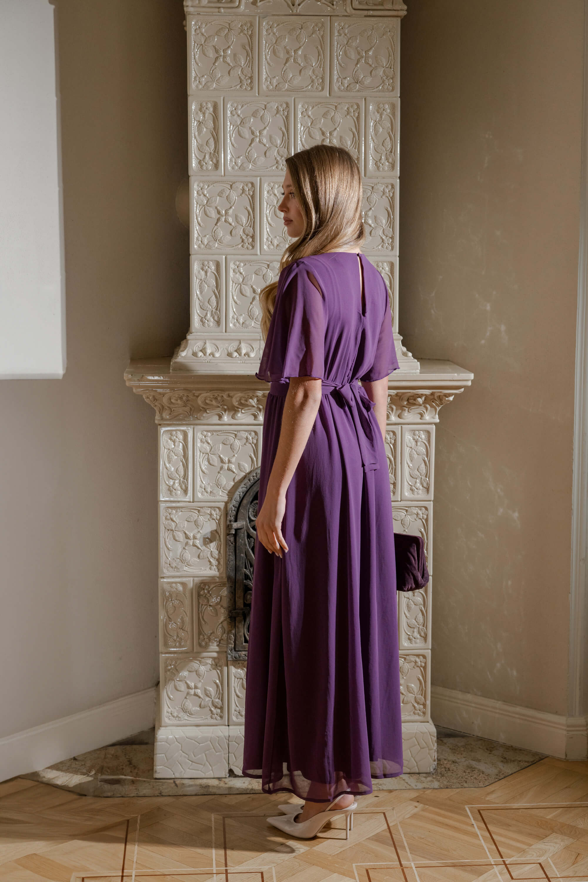 Maria Dress, Purple