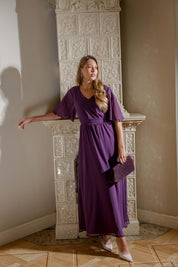 Maria Dress, Purple