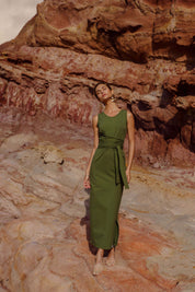 Maya Dress, Chive