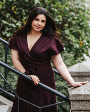 Annika Dress, Merlot