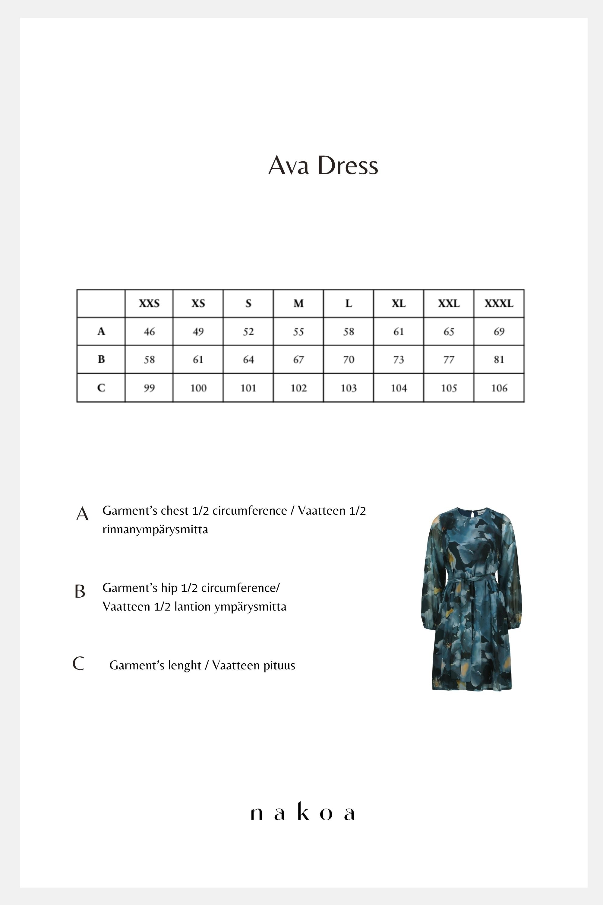 Ava Dress, Blue Iris