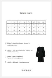 Emma Dress, Black