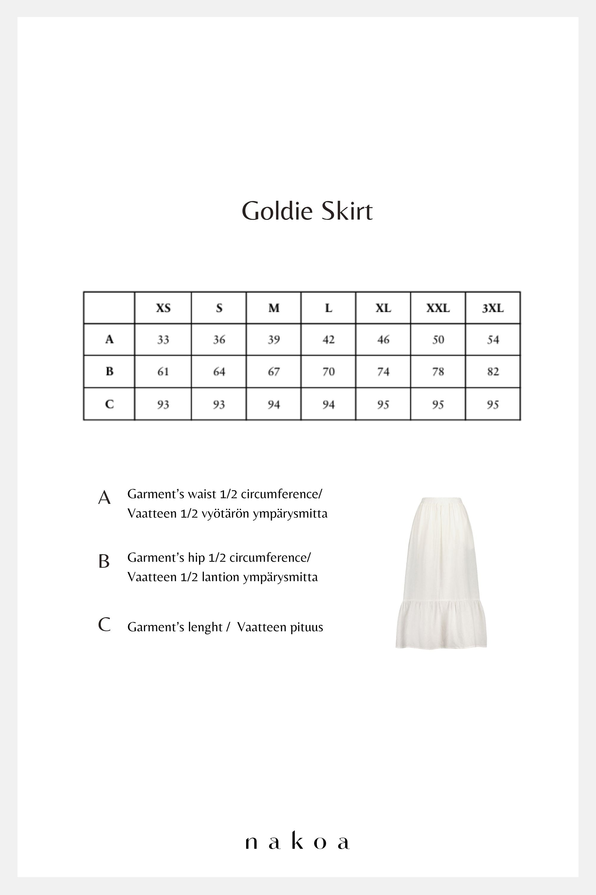 Goldie Skirt, Sandshell