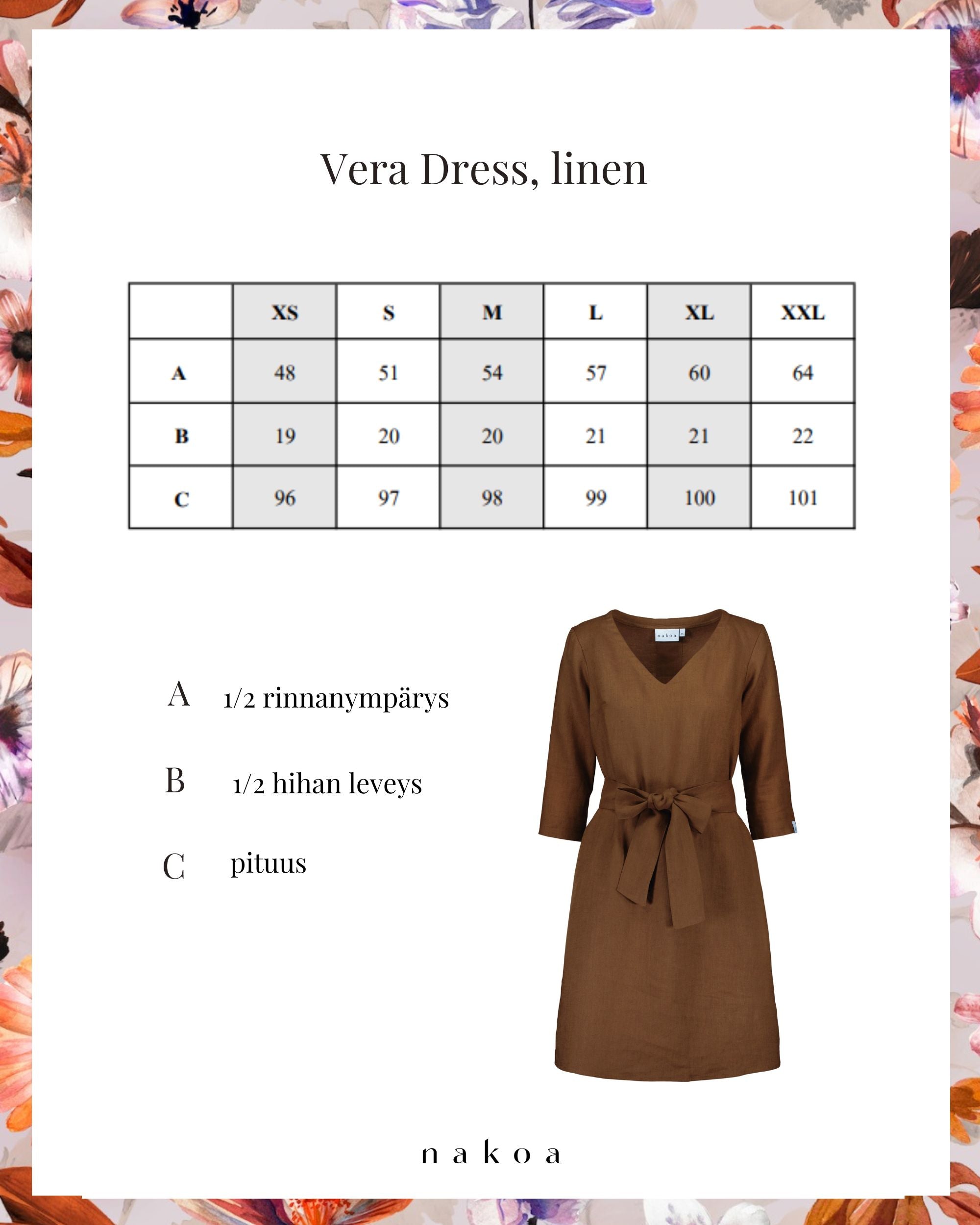Vera Dress Leinenkleid, Schwarz