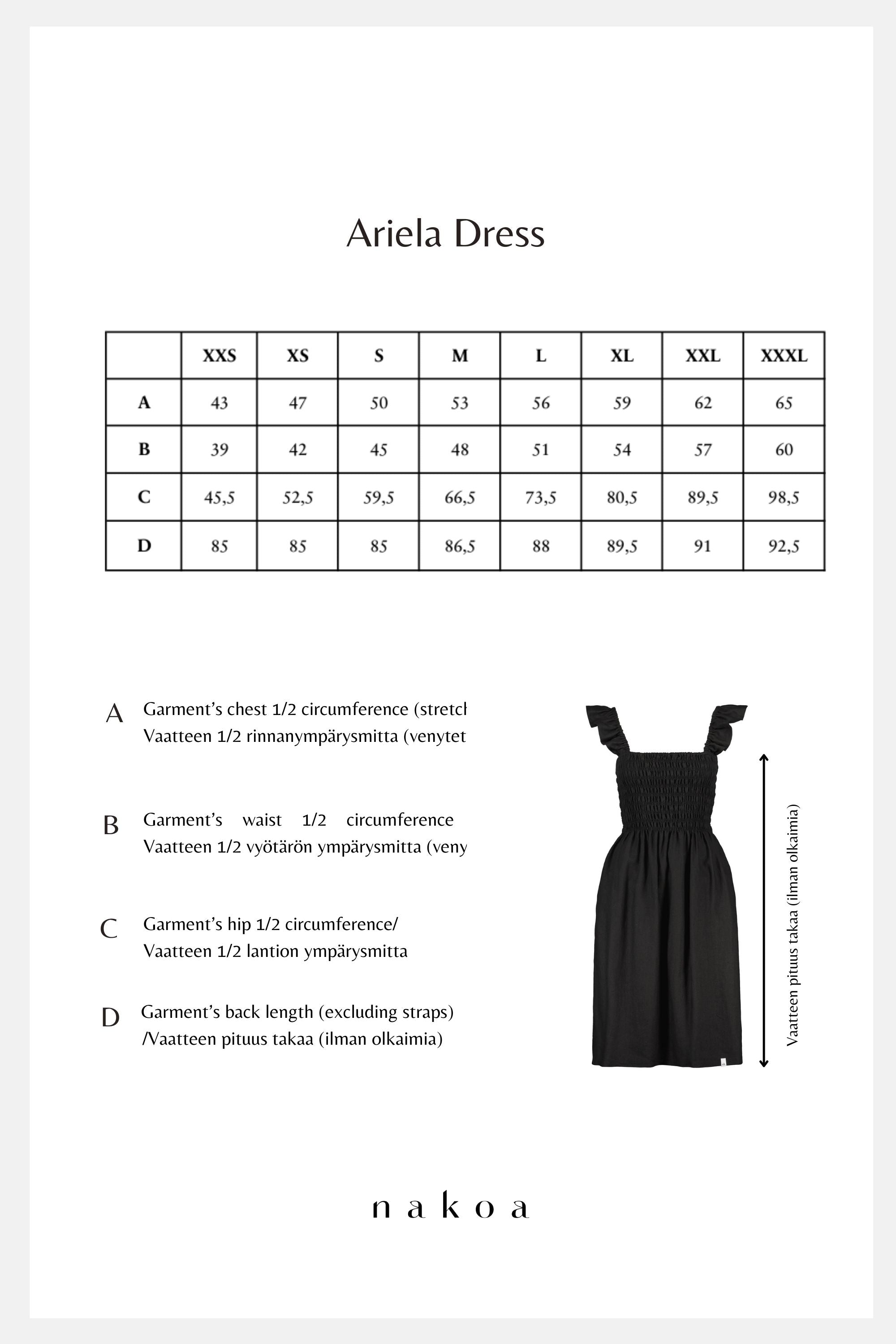 Ariela Dress, Black