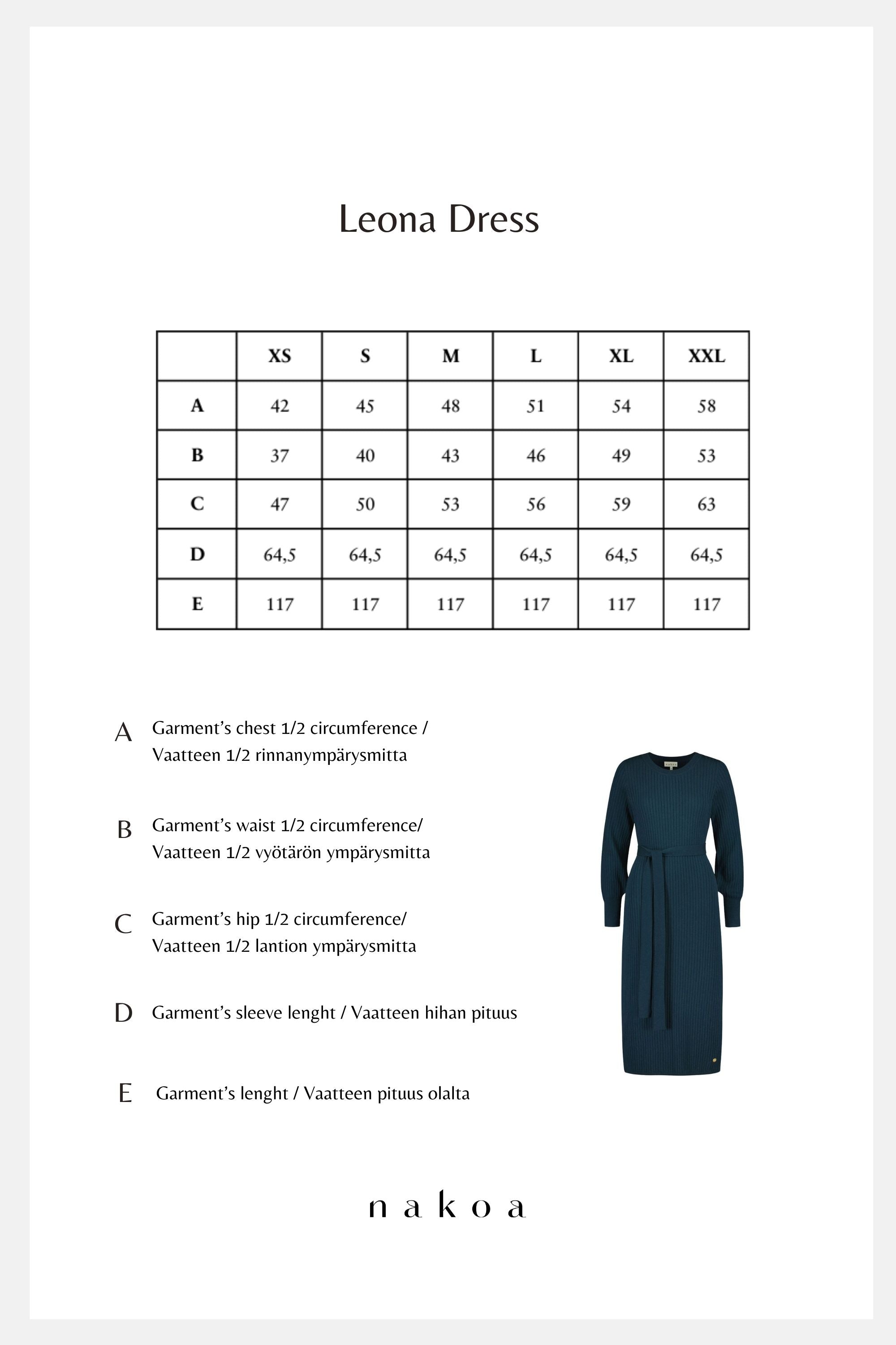 Leona Dress, Black