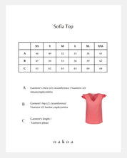 Sofia Top, Sky Blue