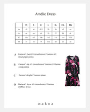 Amélie Dress kerrosmekko, Orchid