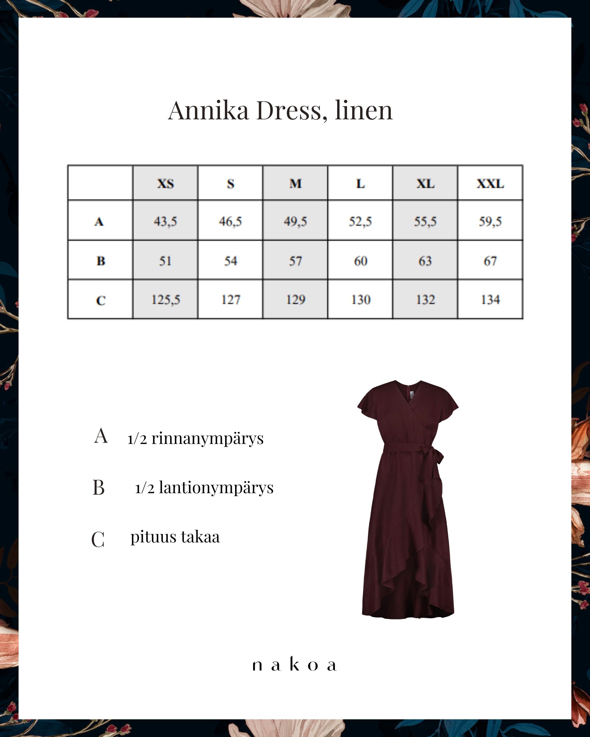 Annika Dress, Merlot