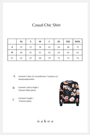 Casual Chic Print Shirt, Elysian