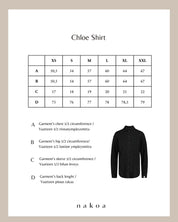 Chloe Shirt, Black Leo