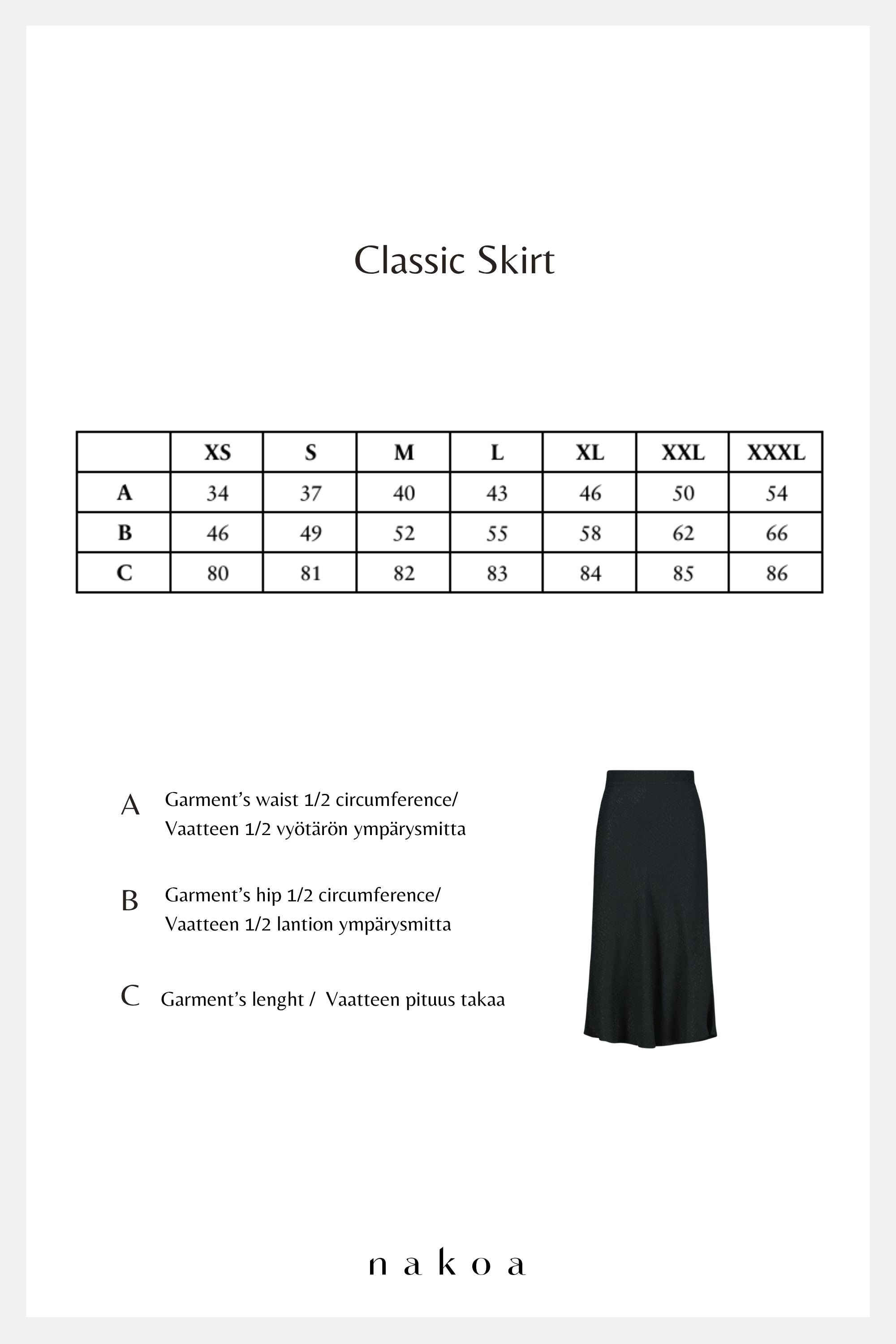 Classic Midi Skirt, Plum