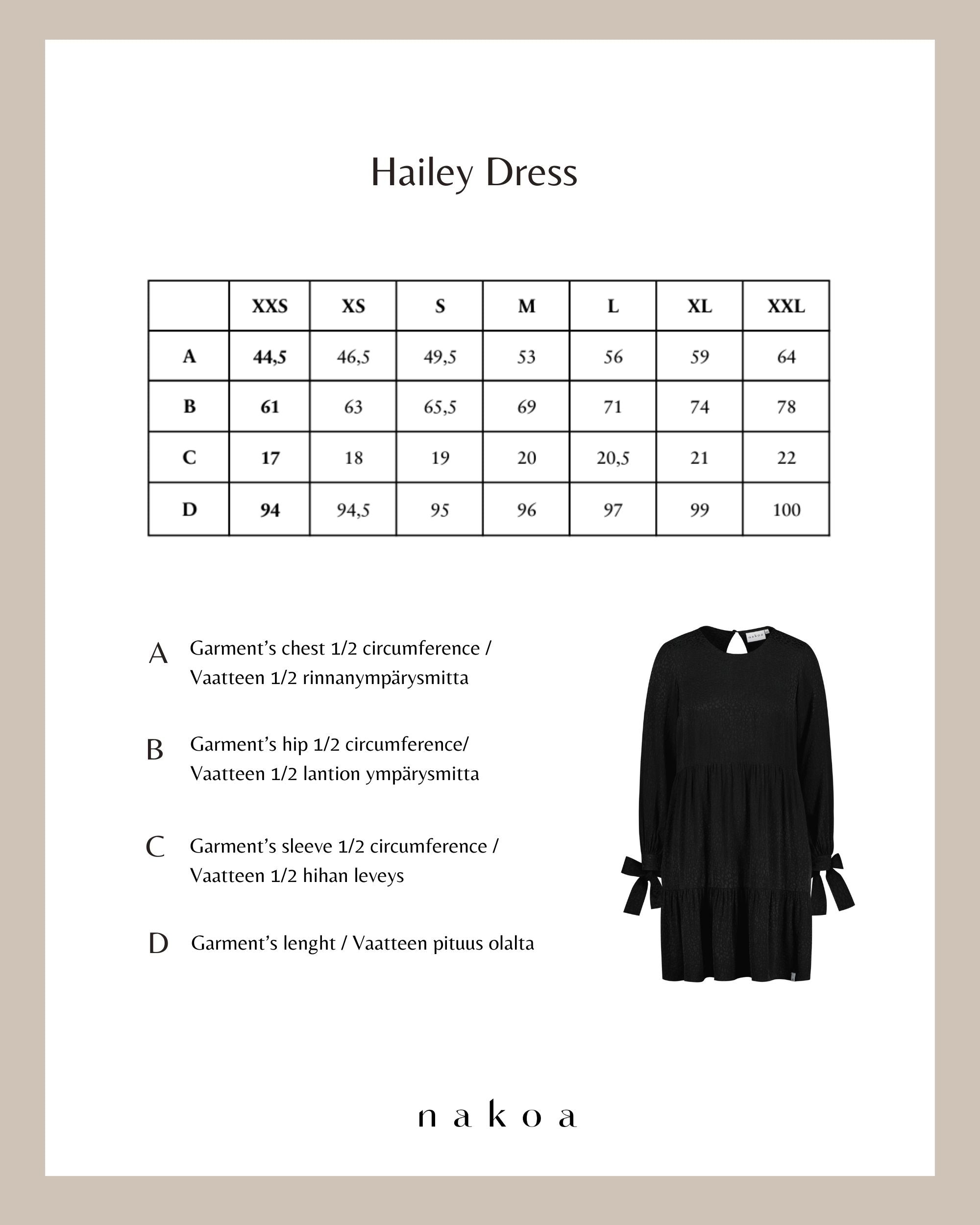 Hailey Dress, Black Leo