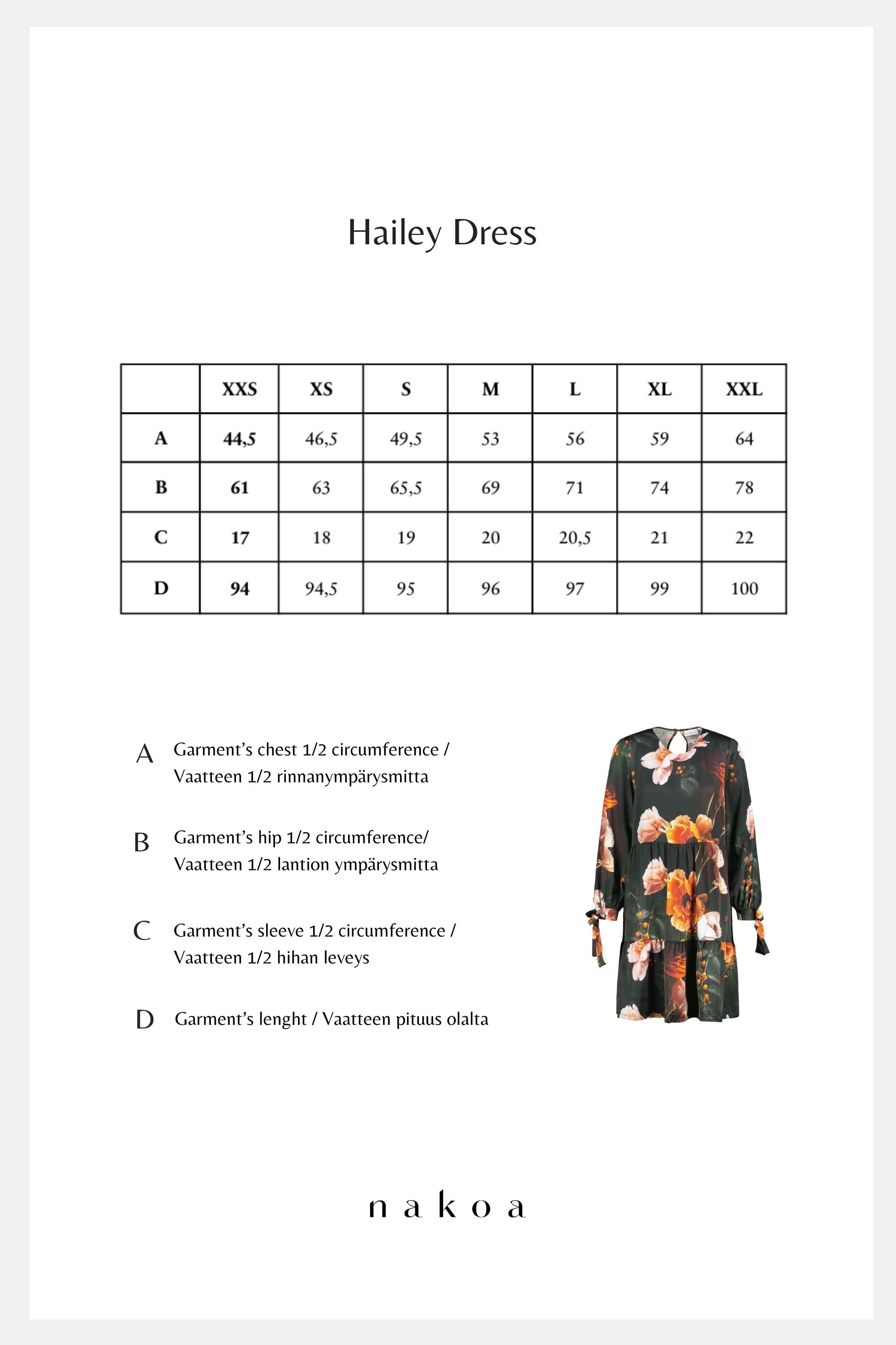Hailey Dress, Copper Flower