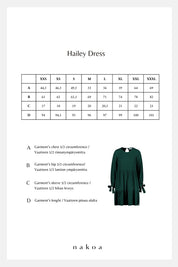 Hailey Dress, Emerald