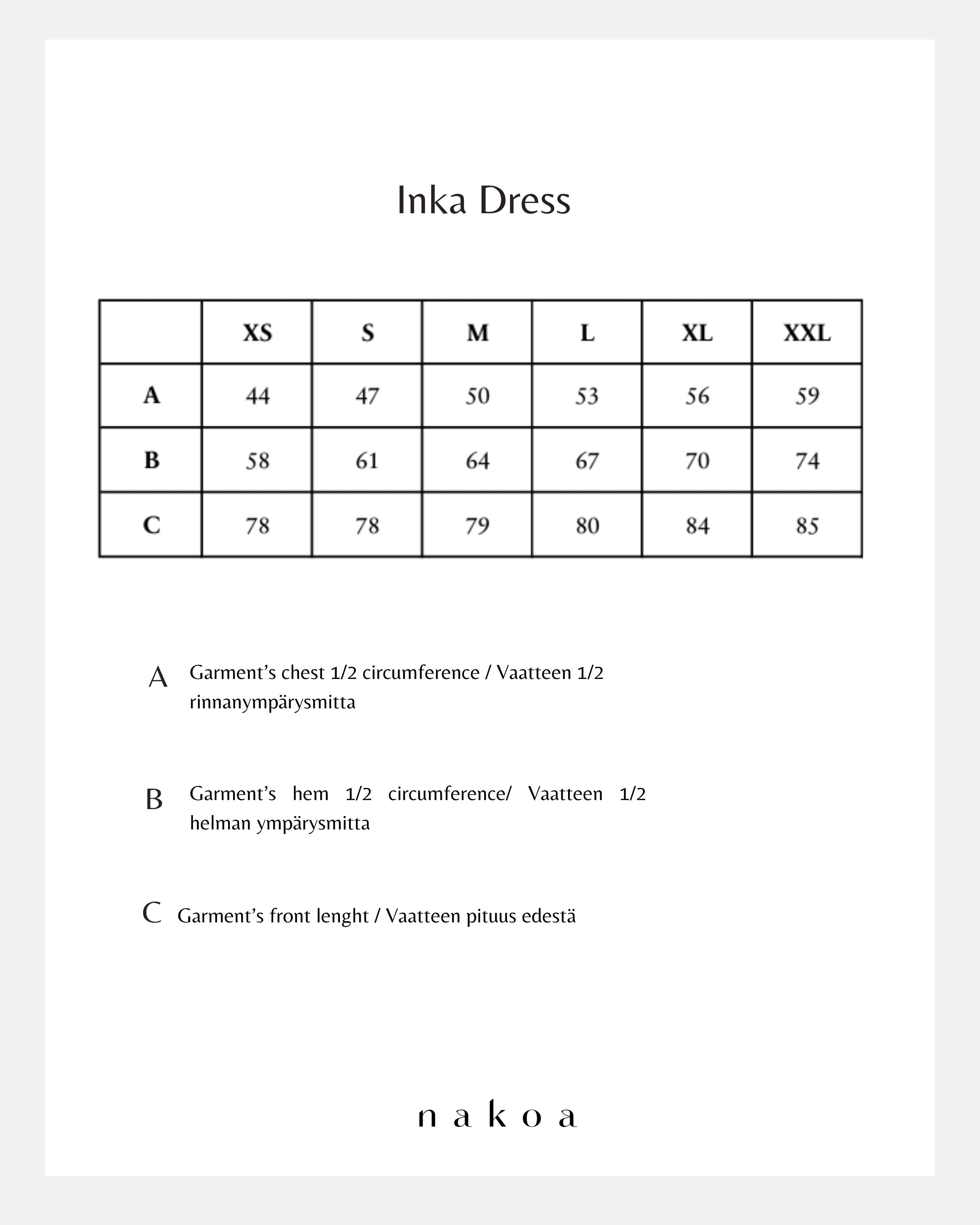 Inka Dress, Black