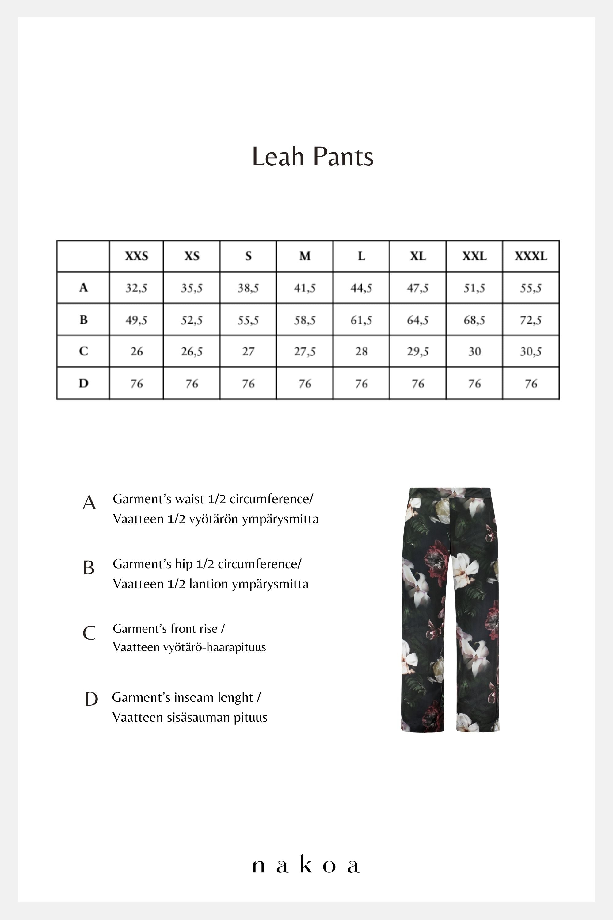 Leah Pants, Noir