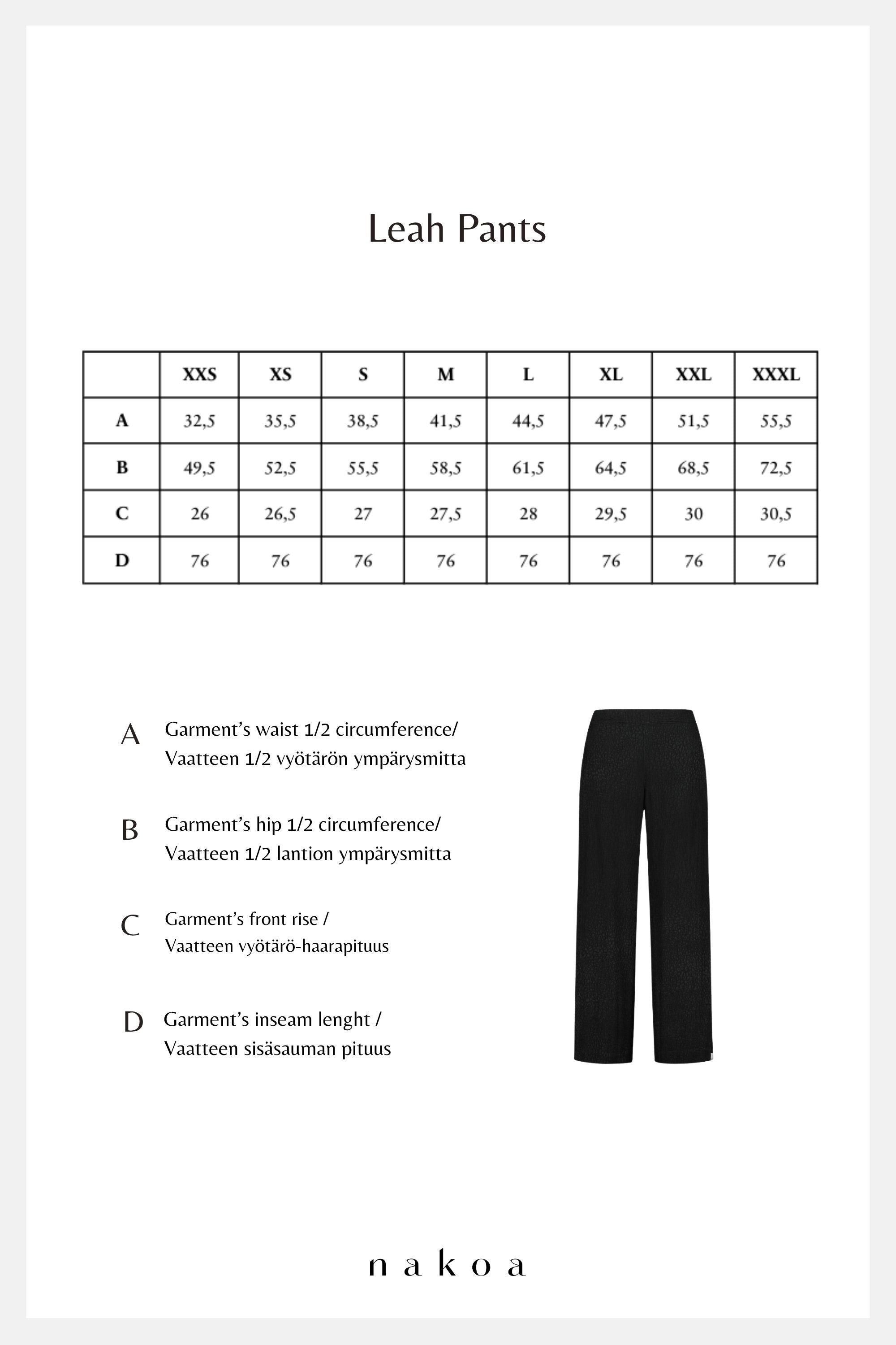 Leah Pants, Black Leo