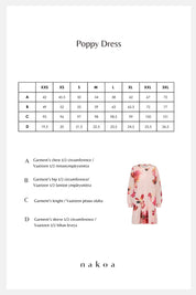 Poppy dress, Rosée