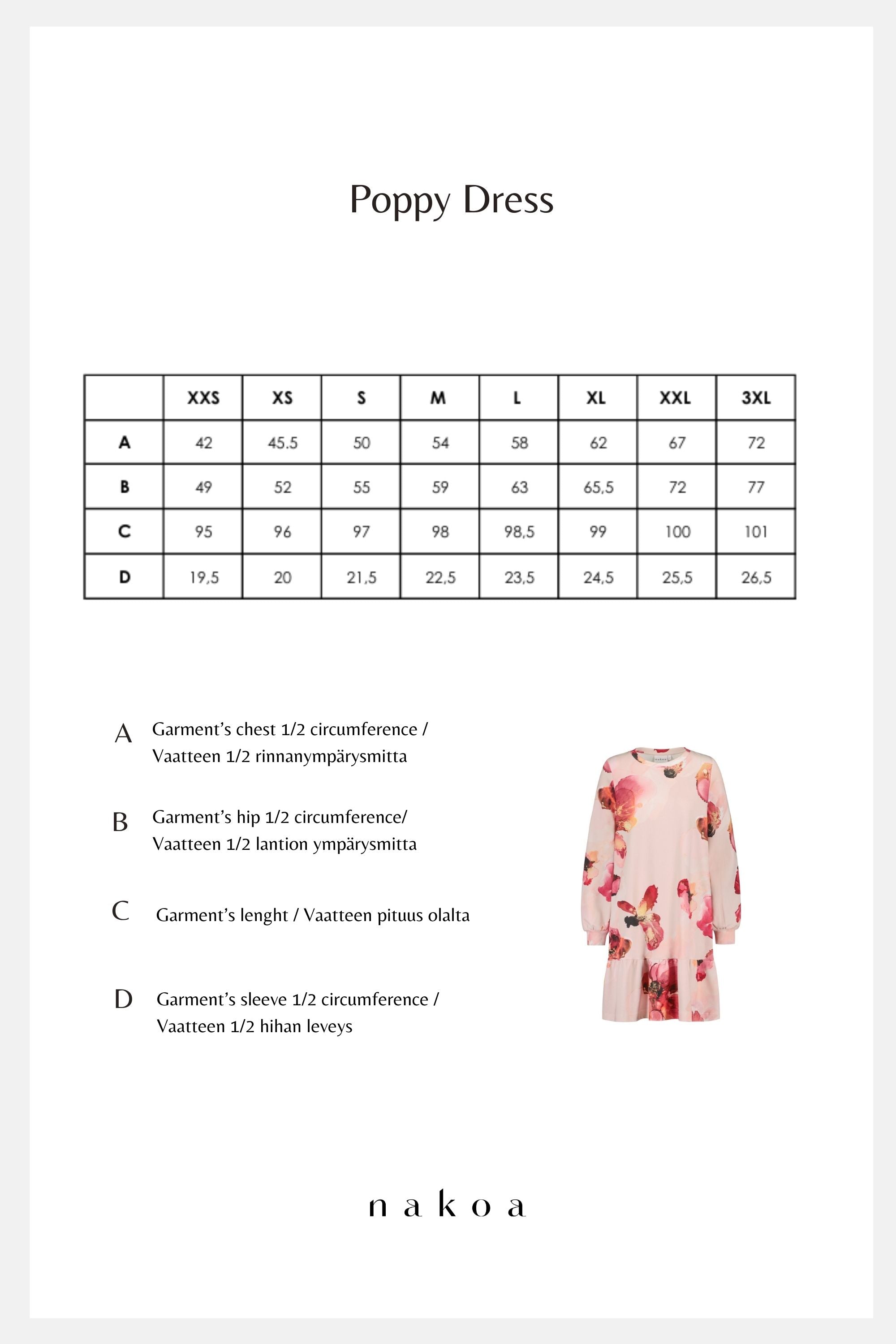 Poppy dress, Rosée
