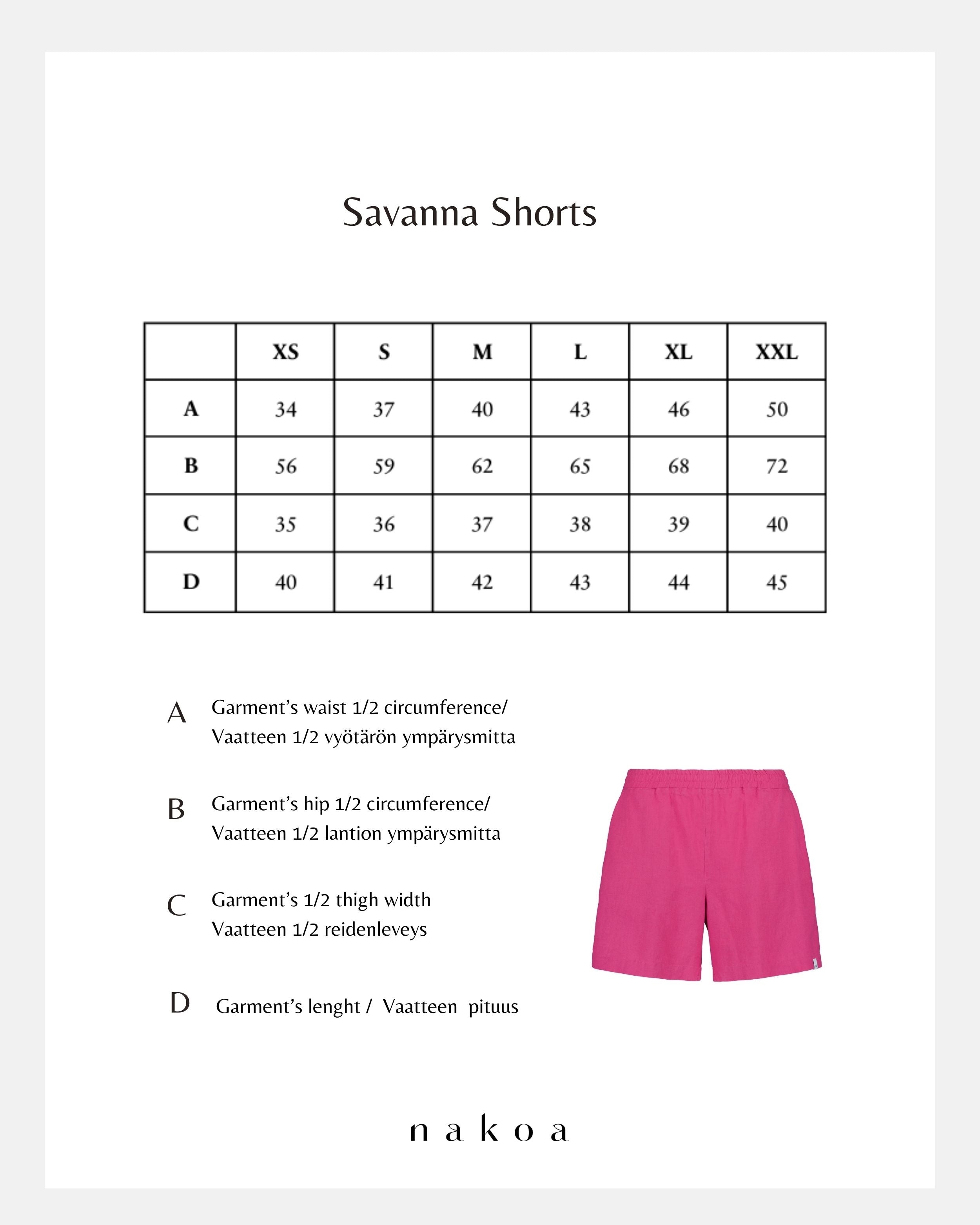 Savanna Shorts, Black