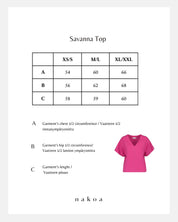 Savanna Top, Candy Pink