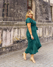 Annika Dress, Evergreen