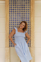 Ariela Dress, Sky Blue